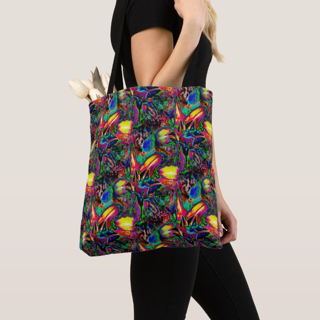 Tote Bag Lys psychédéliques....... (De près)