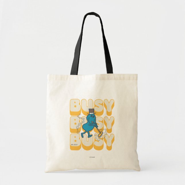 Tote Bag M. Busy Balayait Rapidement (Devant)