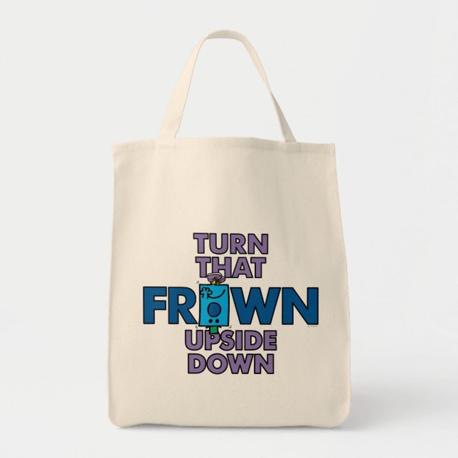 Tote Bag M. Grumpy | Turn that Frown Upside Down (Devant)