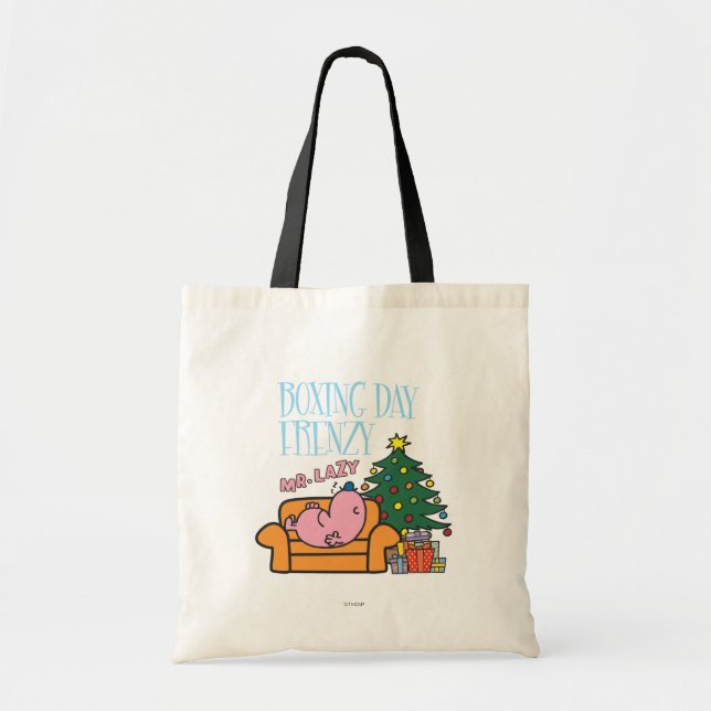 Tote Bag M. Lazy Se Repose Sur Un Canapé (Devant)