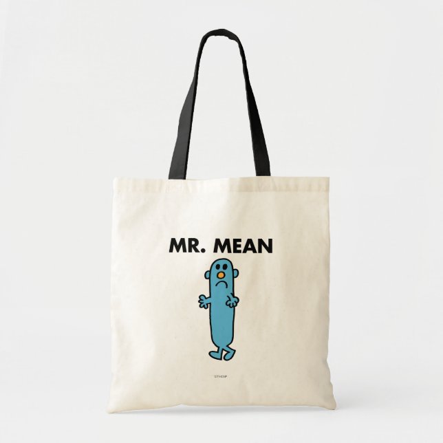 Tote Bag M. Mean | Pose classique (Devant)