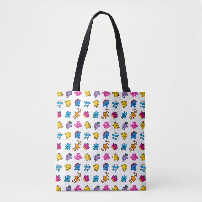 Tote Bag M. Men & Little Miss | Danse Motif (Devant)