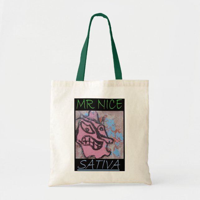TOTE BAG M. NICE SATIVA (Devant)