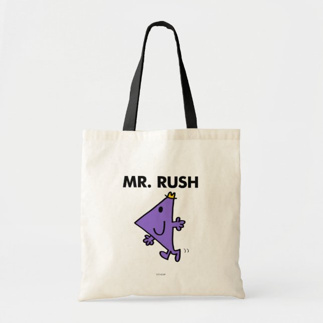 Tote Bag M. Rush | Rythme rapide (Devant)