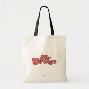 Tote Bag M. Strong   Lettres rouges