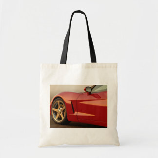 Tote Bag Ma Corvette rouge