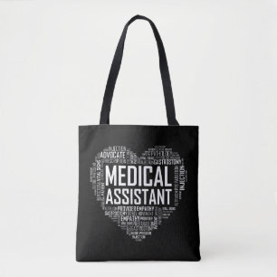 Tote Bag MA Médicale Assistant Coeur Amour T Chemise Clini