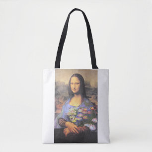 Tote Bag Ma nouvelle robe - Mona Lisa dans un Monet