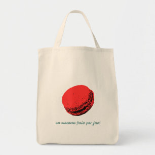 Tote Bag macaron aux fraises
