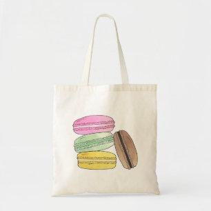 Tote Bag Macaron French Pastry Cookies Macarons Pâtisserie