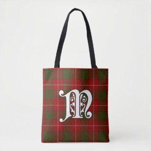 Tote Bag MacFie Clan Tartan Monogramme
