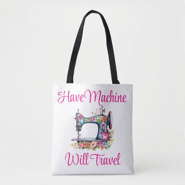 Tote Bag Machine à coudre (Devant)