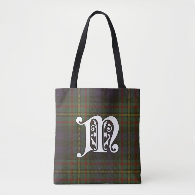 Tote Bag MacLellan Clan Tartan Monogramme (Devant)