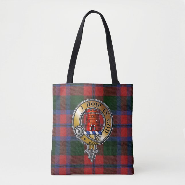 Tote Bag MacNaughton Tartan & Badge (Devant)