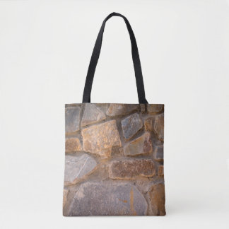 Tote Bag maçonnerie naturelle pierre abstraite, antique, an