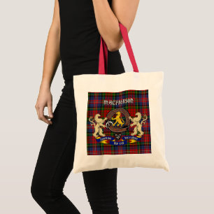 Tote Bag Macpherson Clan Badge & Tartan Fourre-tout