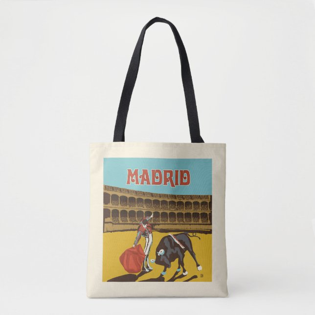 Tote Bag Madrid, Espagne (Devant)