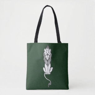 Tote Bag Mage de l'âge vintage Oz, Lion peureux
