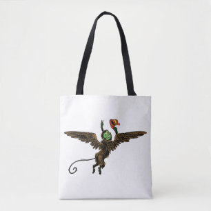 Tote Bag Mage de l'Oz vintage, Singe volant maléfique