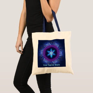 Tote Bag Magen rose-bleu