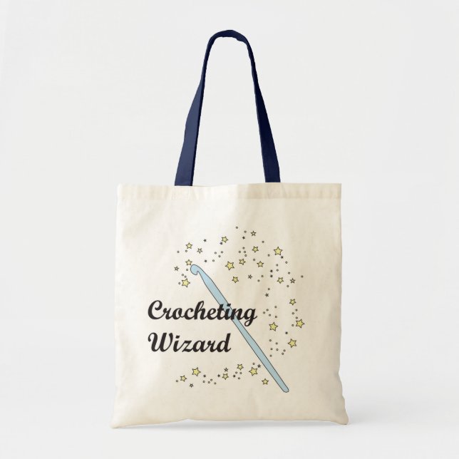 Tote Bag Magicien Fourre-tout de crochet (Devant)