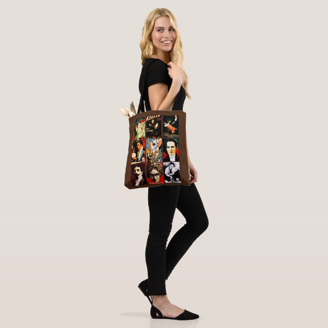Tote Bag magiciens illusionnistes psychisme côté spectacle  (Sur le modèle)