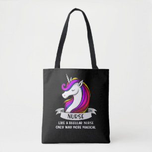 Tote Bag Magique Unicorne Infirmière Docteur Médicale Femme