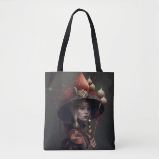 Tote Bag Magnifique Amanita Champignons Witchy Fourre-tout
