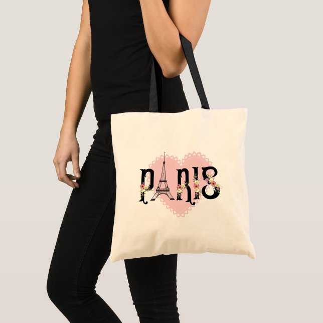 Tote Bag Magnifique Cœur de Paris (Devant (produit))