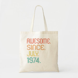 Tote Bag Magnifique depuis juillet 1974 48e anniversaire 48