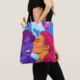 Tote Bag Magnifique Gay Femmes Lesbian Pride Graphisme Art