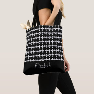 Tote Bag Magnifique, minimaliste, noir et blanc Motif