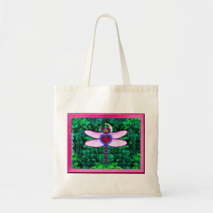 Tote Bag Magnifique œuvre d'art encadrée “Crackel Framed Dr