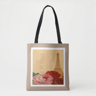 Tote Bag Magnifique Paris Vintage et Tour Eiffel