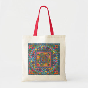 Tote Bag Mah Jongg Tiles Mandala Fourre-tout