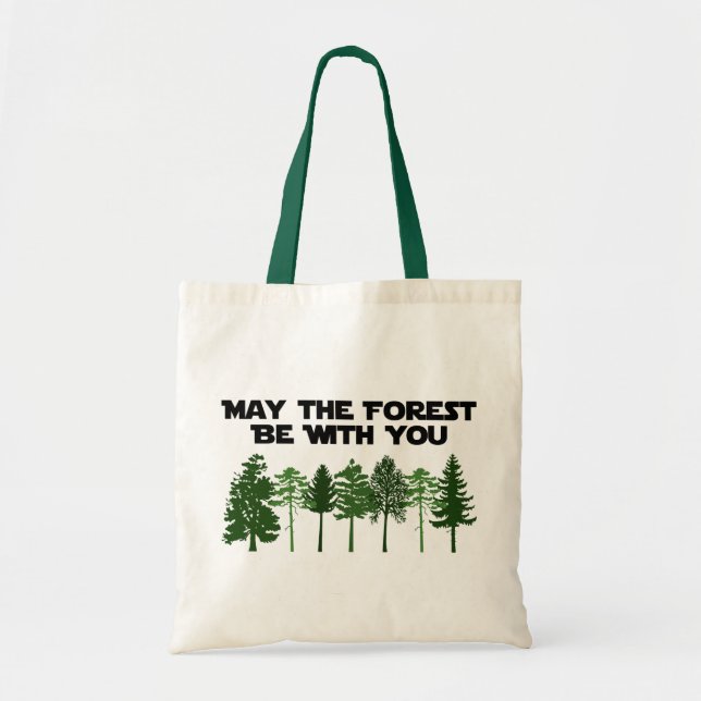 Tote Bag Mai la forêt soit avec vous (Devant)