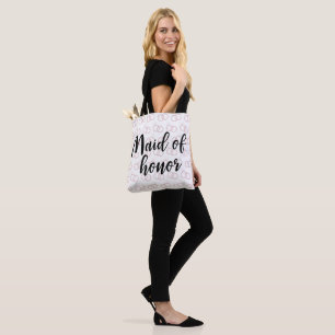 Tote Bag Maid of Honor Wedding Ring Pattern Bag