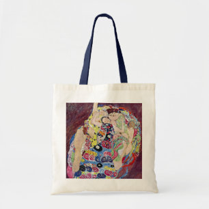 Tote Bag Maiden (Vierge), Gustav Klimt, Art Nouveau Vintage