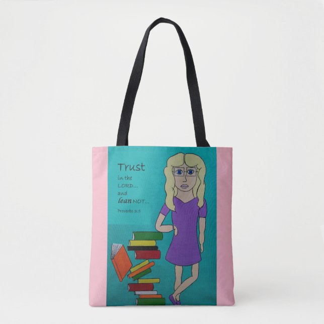 Tote Bag Maigre pas Fourre-tout de blanc de conscience de (Devant)