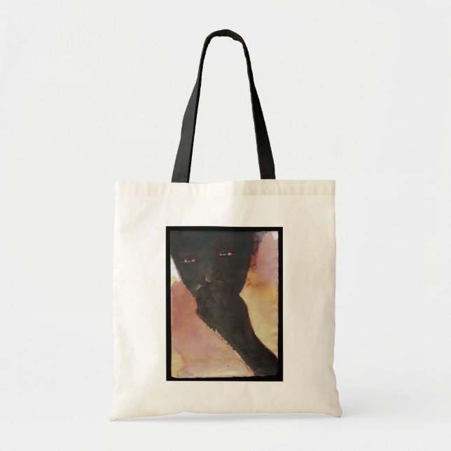 Tote Bag Main foncée (Devant)