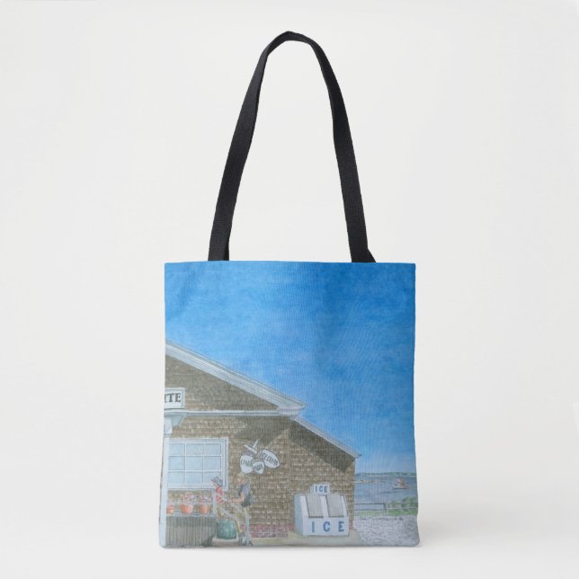 Tote Bag Maine General Store Watercolor (Devant)
