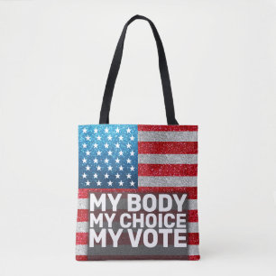 Tote Bag Mains De Mon Corps Mon Choix Ma Parties scintillan