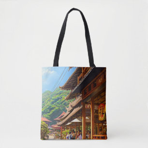 Tote Bag Maison de café javanaise
