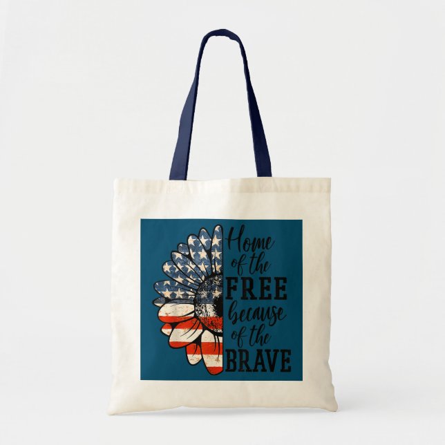 Tote Bag Maison De La Liberté À Cause Du Courageux Patrioti (Devant)
