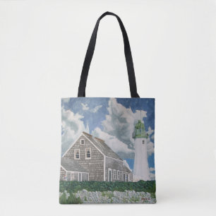 Tote Bag Maison du gardien de phare de Scituate