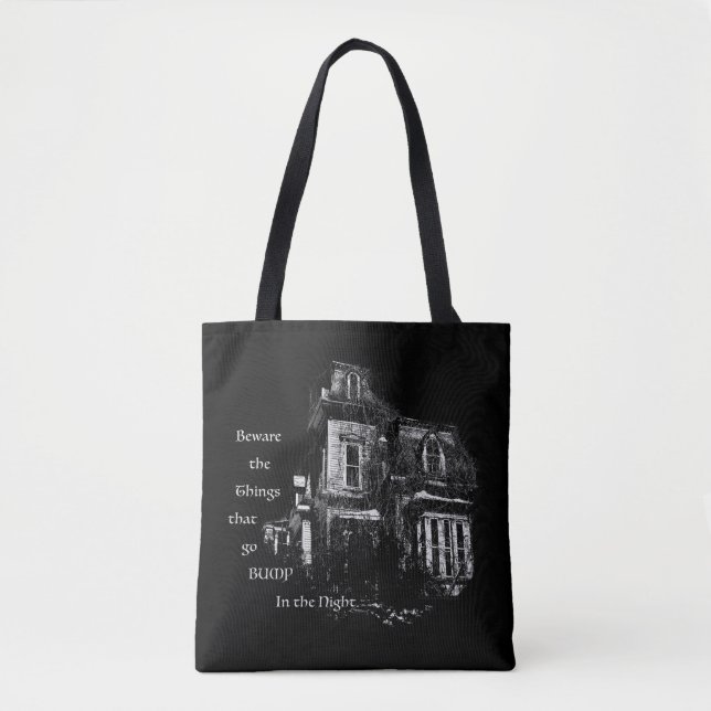 Tote Bag Maison hantée (Devant)