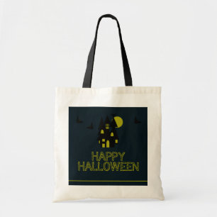Tote Bag Maison hantée, Joyeux Halloween
