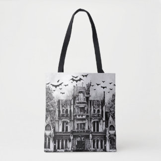 Tote Bag Maison haunted