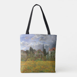 Tote Bag Maisons à Argenteuil par Claude Monet, Art ancien