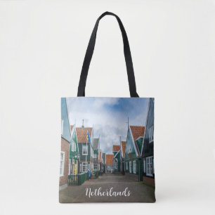 Tote Bag Maisons traditionnelles en bois dans le village de
